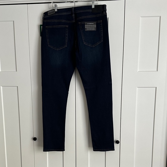 Liverpool Men's Deep Indigo Straight Jeans